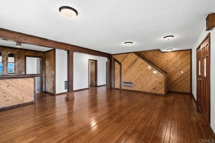 Storage closet under staircase.