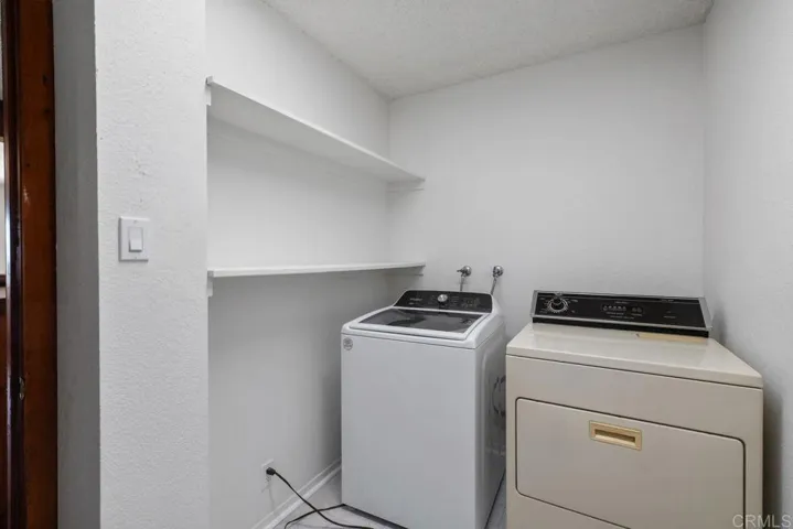 Spacious laundry room