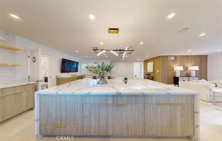 Large Center Island Ideal for Gatherings and Daily Living