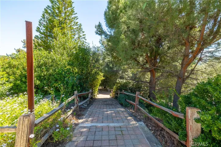 WALKWAY DOWN TO HORSE AREA
