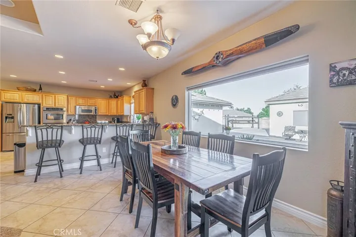 Daily Dining area open to the Family room