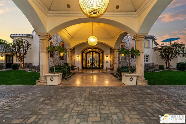 Porte Cochere and Front Doors
