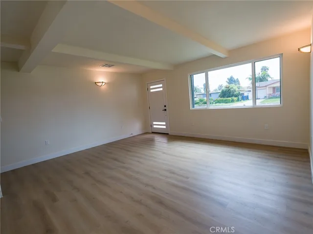 Living room looking towards the front door