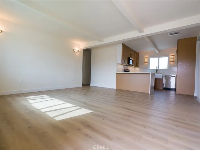 Living room and kitchen open concept
