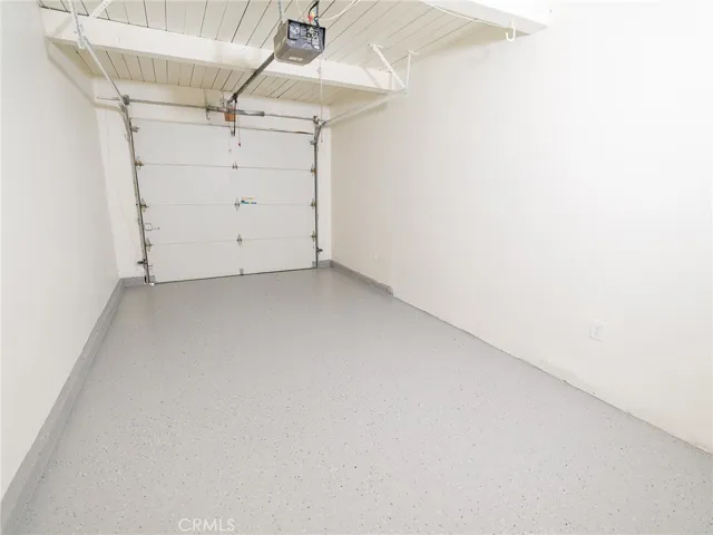 Garage looking at garage door