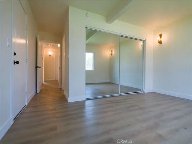 Master bedroom looking down the hall
