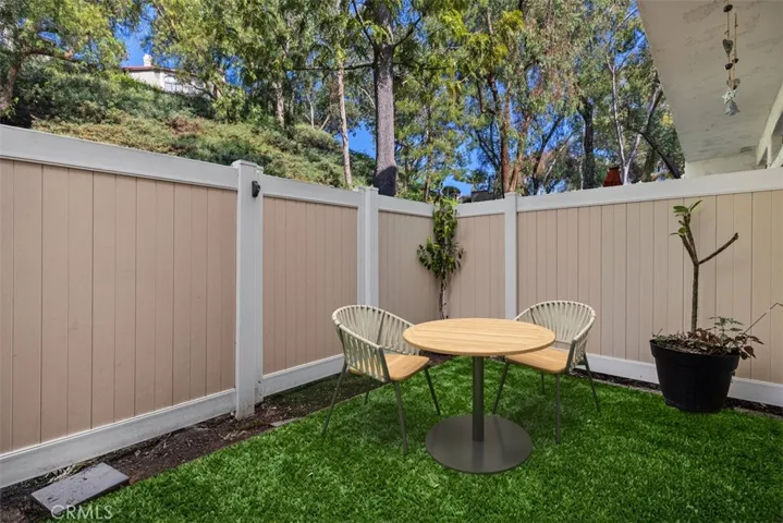 Virtually Staged Grass and Furniture