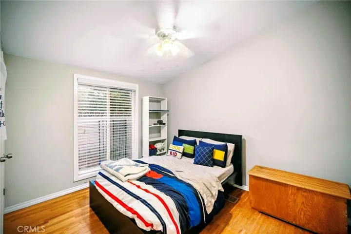Another nice size bedroom with built-in closets.