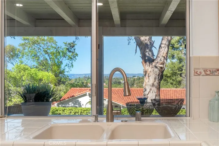 Enjoy the view while washing dishes!