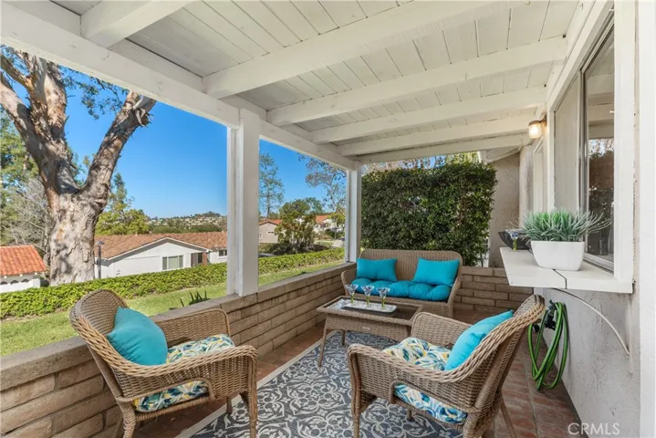 Relax on your covered patio!