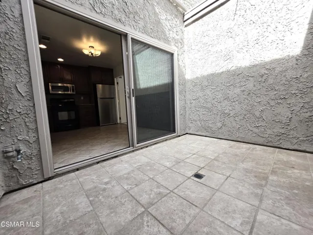 Private patio