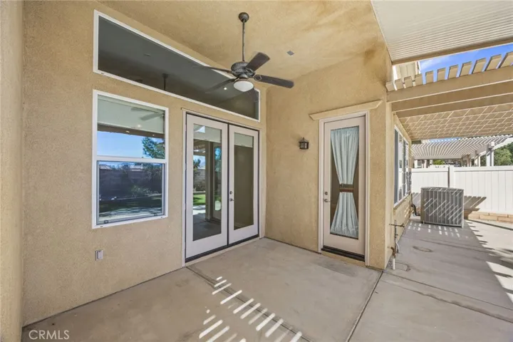 Covered patio