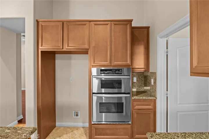 Kitchen microwave, oven and extra area for coffee maker? or?