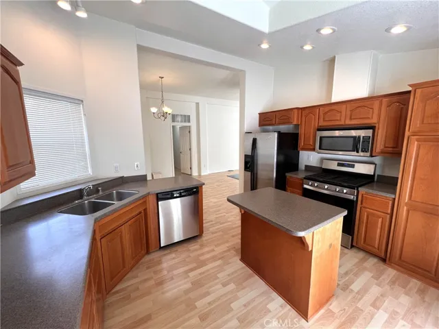 Plenty of cabinets and counter space