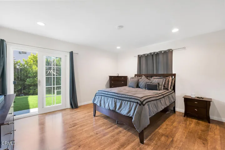 Bright primary bedroom