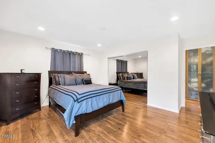 Bright primary bedroom