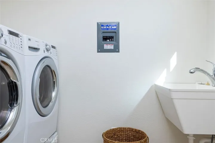 Washer/Dryer/Utility Room off of kitchen