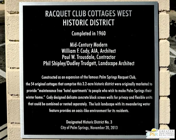 360 Cabrillo Road 220, Palm Springs, California 92262