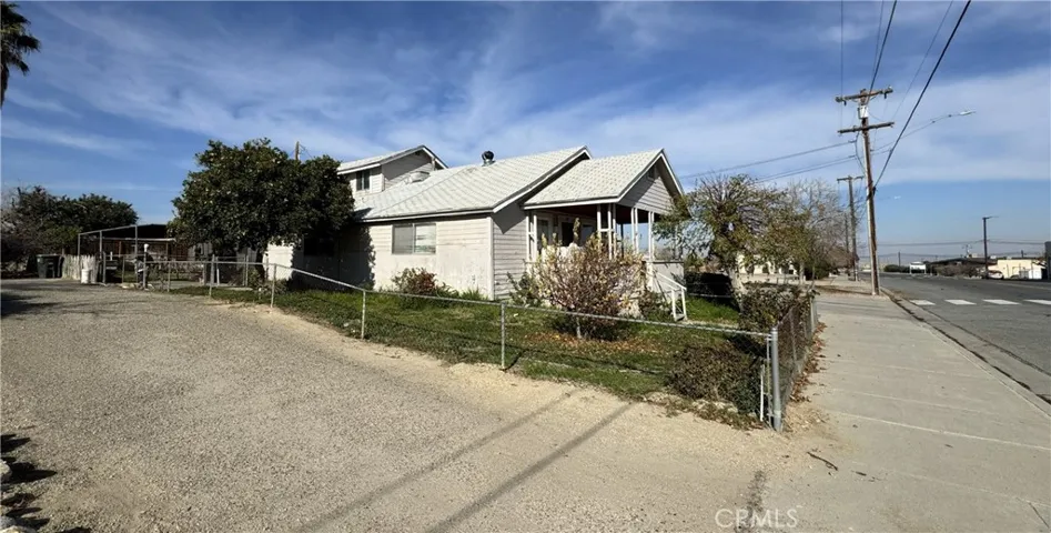Side of the home and street