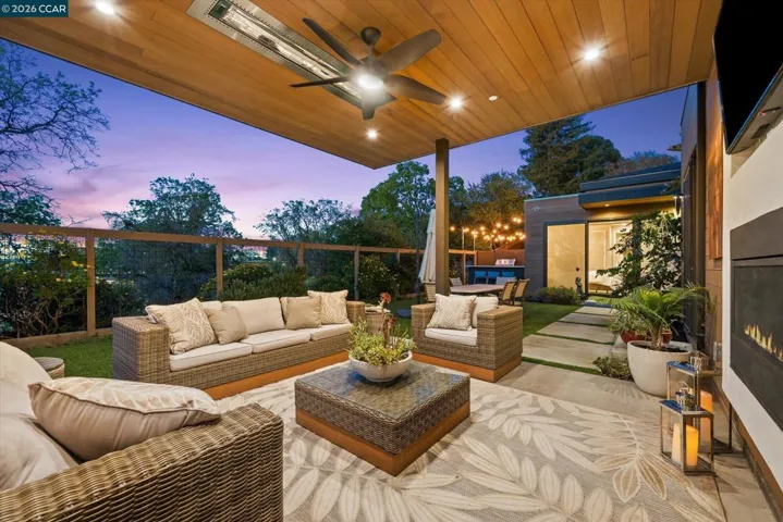Covered patio by family room