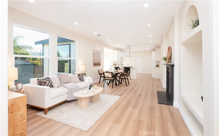 Formal living and dining areas