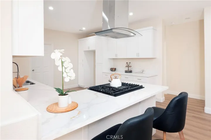 Island in kitchen