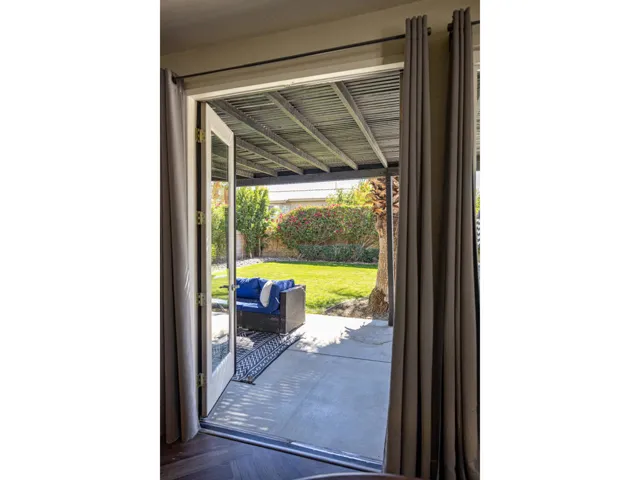 Double Doors to Backyard