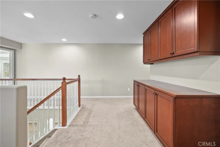 Upstairs hall built-in cabinets