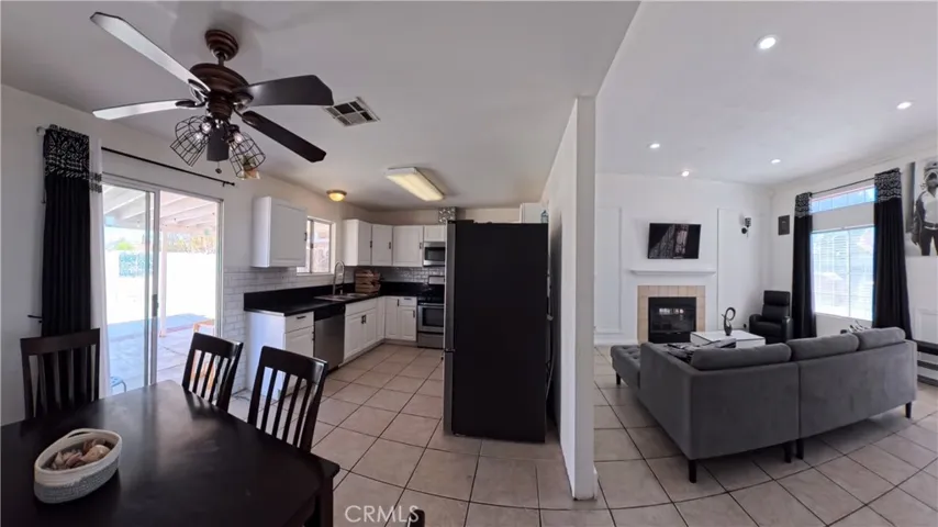 Kitchen and Living room