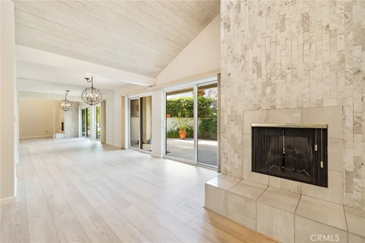 Dining room adjacent to back patio.