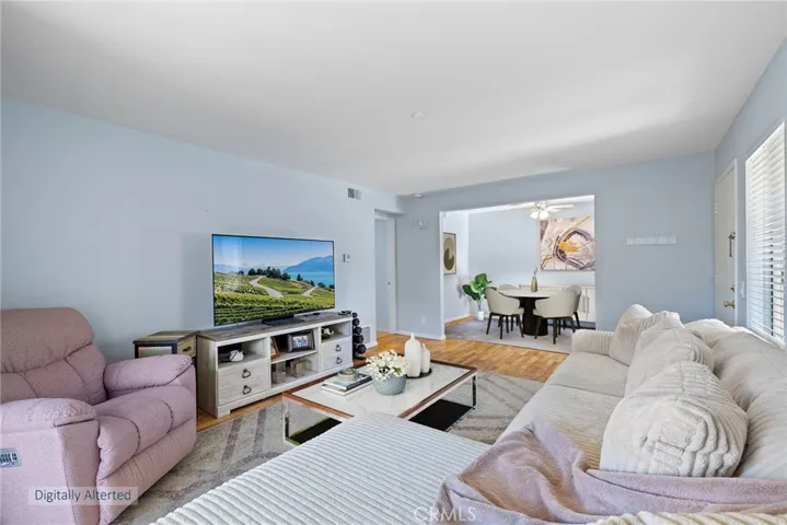 Dining room is Virtually staged