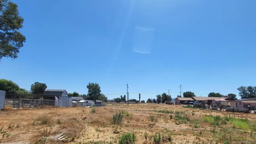 Looking from the back of the property towards the front