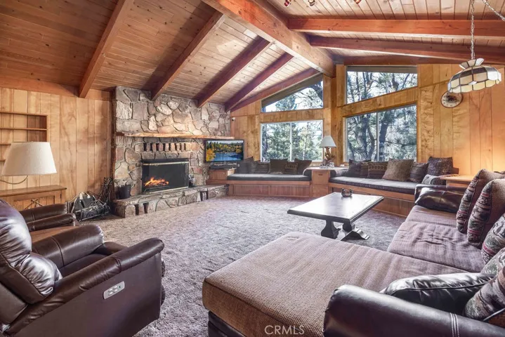 Fireplace and tv images have been digitally altered.