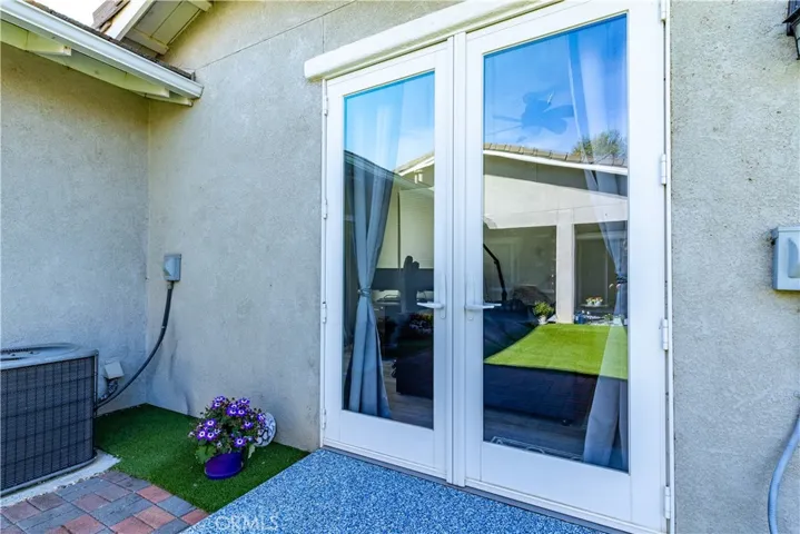 Hobby Room/ Office: Backyard entry