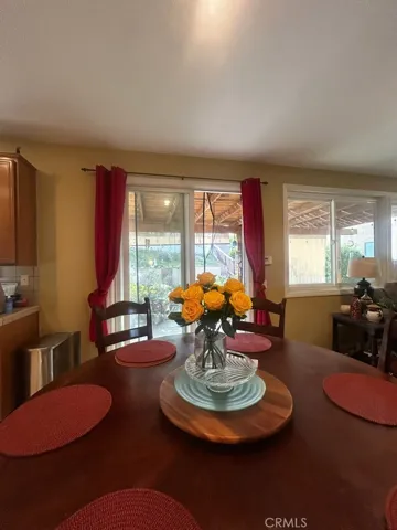 Dining Area / Family Room / Kitchen Open to Sliding Door to Back Yard