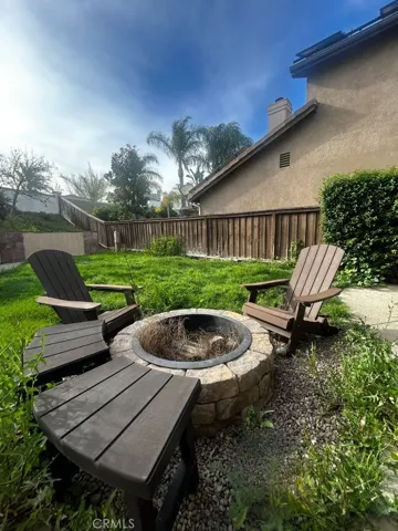 Firepit in Backyard