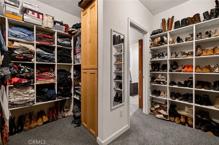 huge walk-in closets