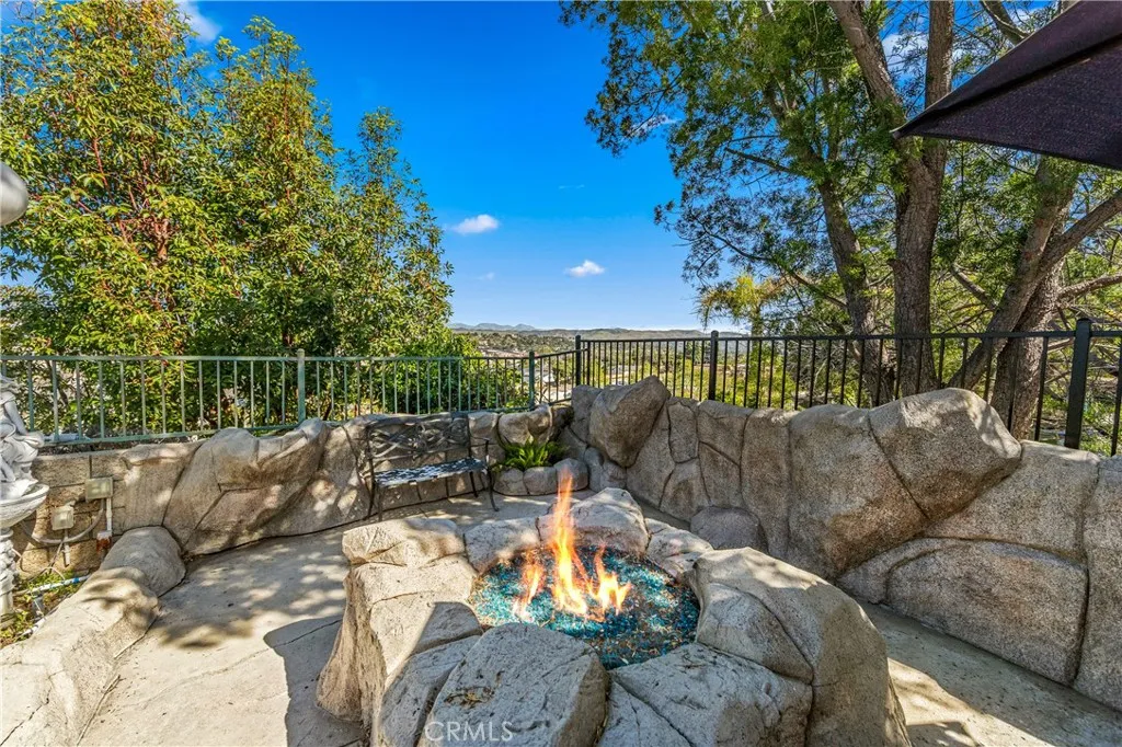 Backyard (fire pit #2 digitally enhanced)