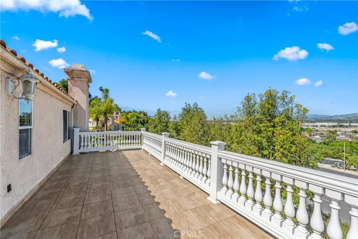 Primary suite balcony
