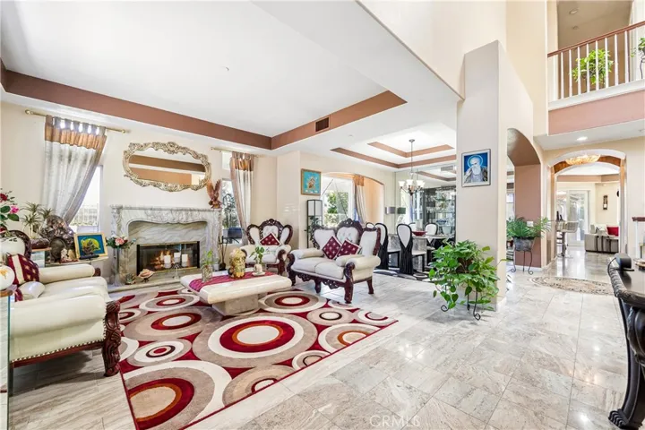 Formal living room (fireplace digitally enhanced)