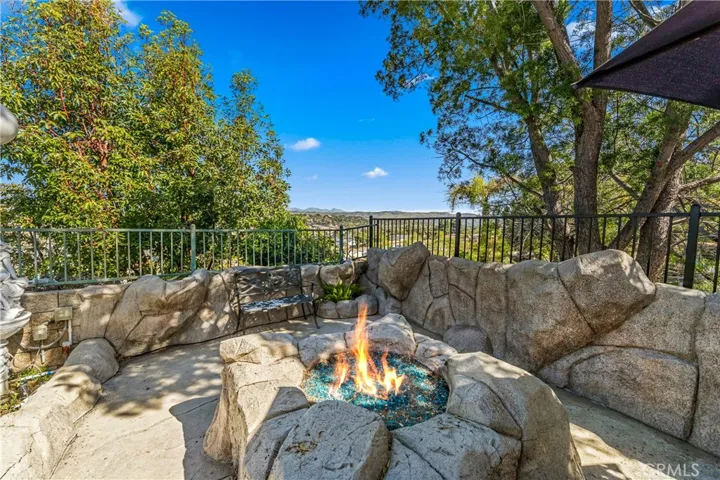 Backyard (fire pit #2 digitally enhanced)