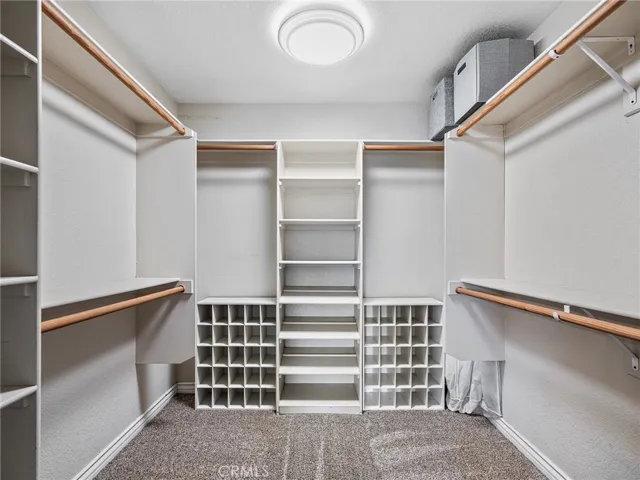 Primary walk in closet