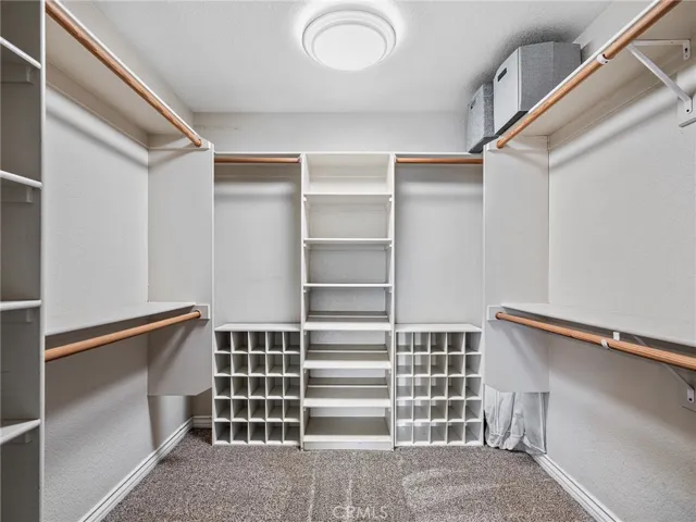 Primary walk in closet