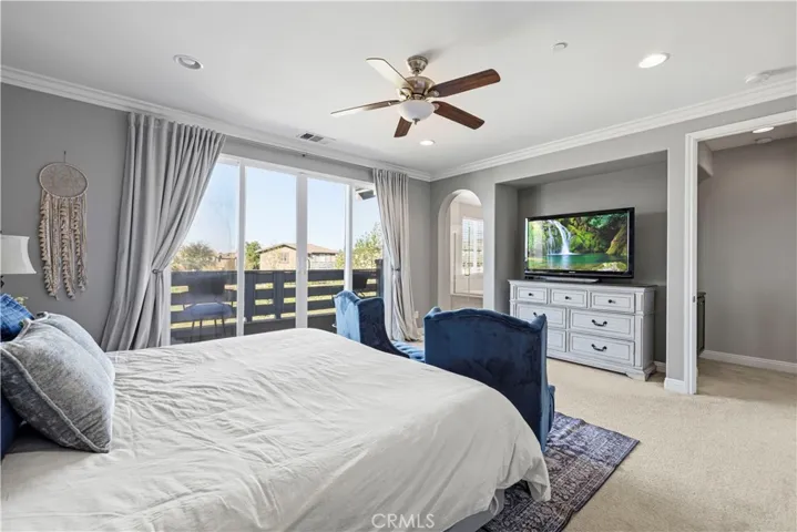 Primary Retreat with Balcony & View