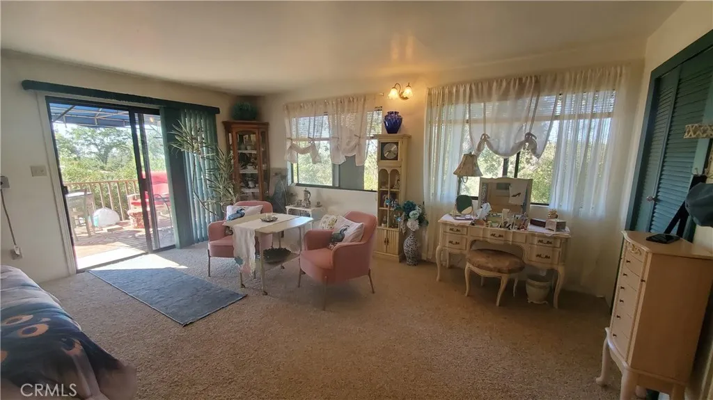 Sitting area in master bedroom