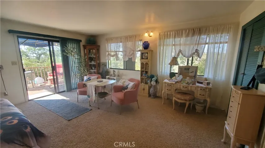 Sitting area in master bedroom
