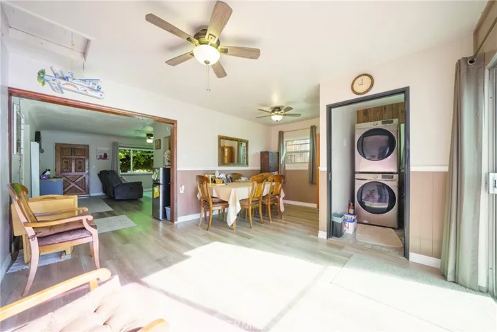 Dining Room + Washer Dryer