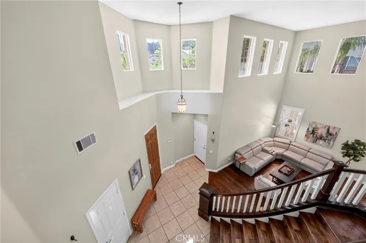 View of downstairs from 2nd level