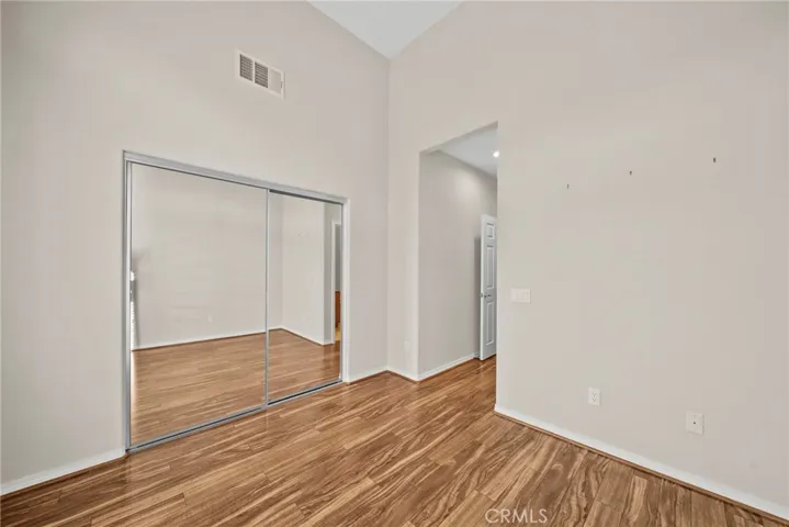 Second bedroom with private bath and large closet