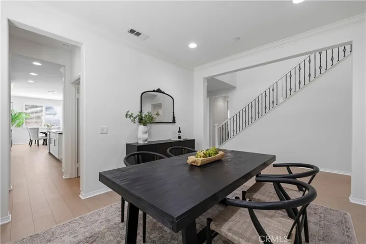 open to kitchen